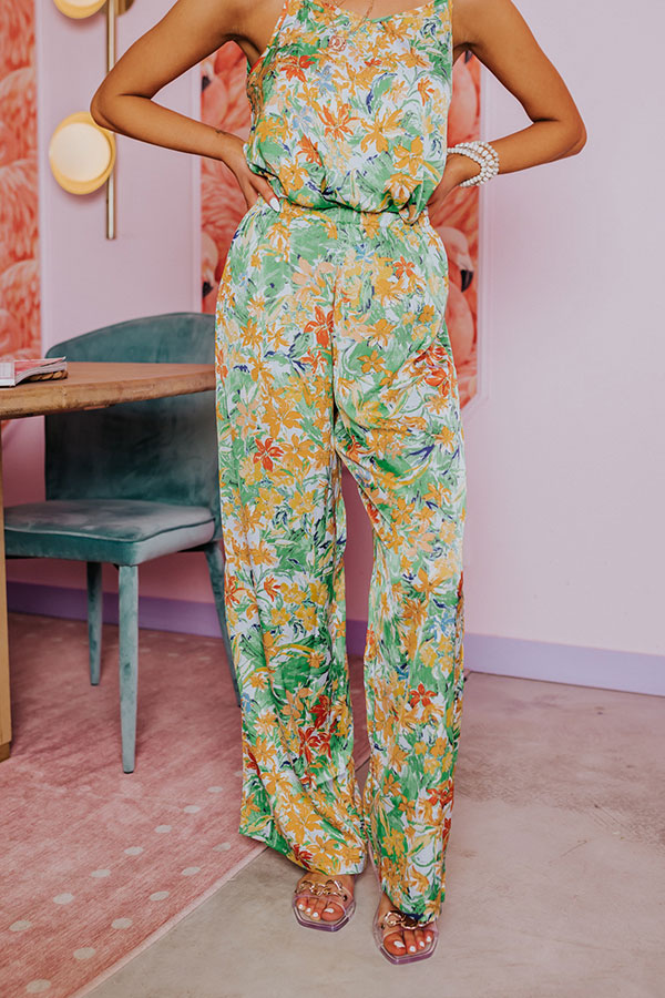 Premium Hamptons Hideout Floral High Waist Pants - Ultimate Style & Comfort
