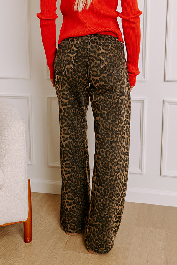 The Ultimate Caitlin High Waist Leopard Print Jeans