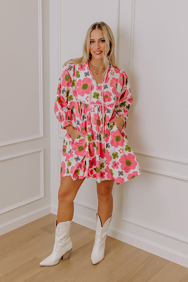 Ultimate Floral Mini Dress - Happy Blooms Collection