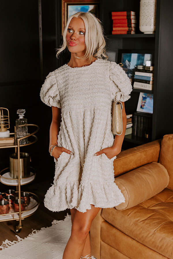 Ultimate Whimsical Whispers Knit Mini Dress