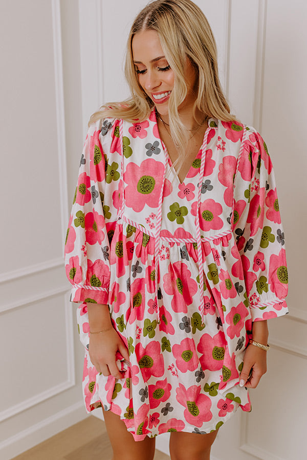 Ultimate Floral Mini Dress - Happy Blooms Collection
