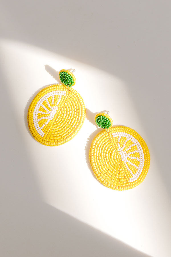 Premium Citrus Sweet Beaded Earrings - Ultimate Style Upgrade