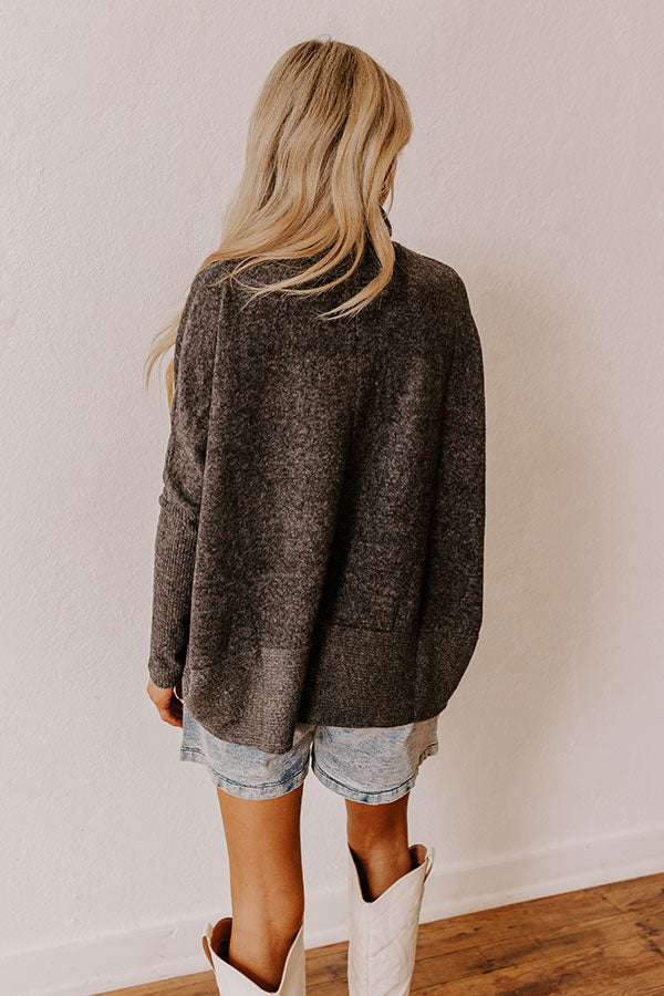 Premium Fireside Cuddles Sweater - Ultimate Cozy Black