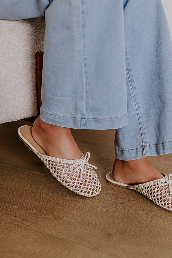 Premium Elsie Faux Leather Woven Flats - Ultimate Comfort & Style