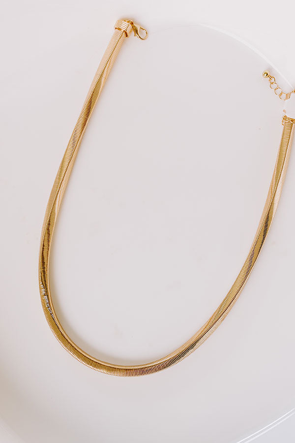 Premium Chunky Gold Necklace - Cue The Chic