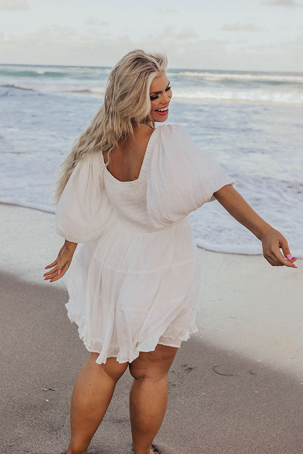 Premium Whispering Muse Smocked Mini Dress - Ultimate Summer Style