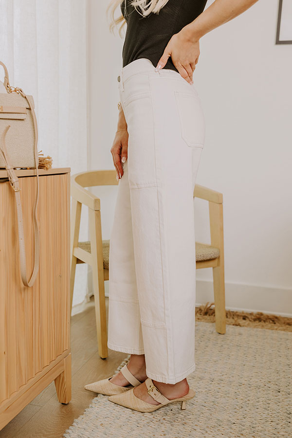 Premium Maeve High Waist Wide Leg Crop Jean - Ultimate Style Upgrade
