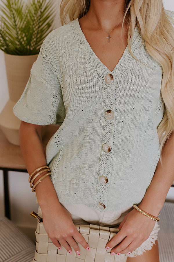 Premium Sage Knit Top - Effortless Style Upgrade