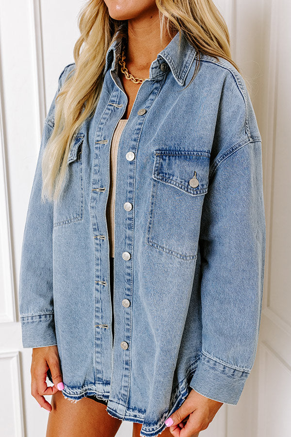 The Kyrsia Premium Denim Shirt - Ultimate Style Upgrade