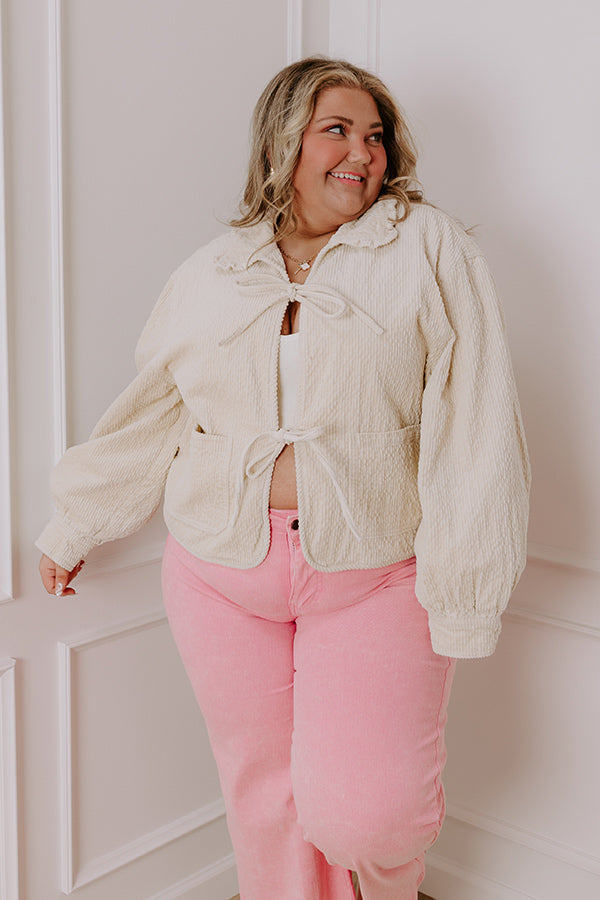 Premium Countryside Chic Corduroy Jacket