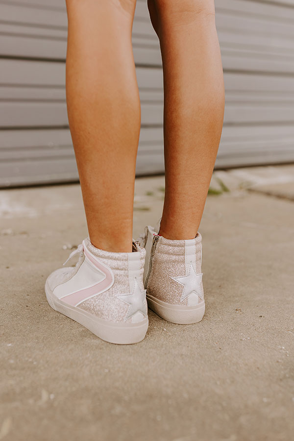 The Daphne Premium Vintage Glitter Sneakers - Ultimate Comfort & Style