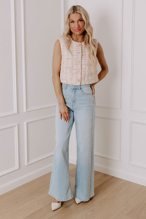 Premium Metropolitan Tweed Vest Top - Ultimate Chic Style