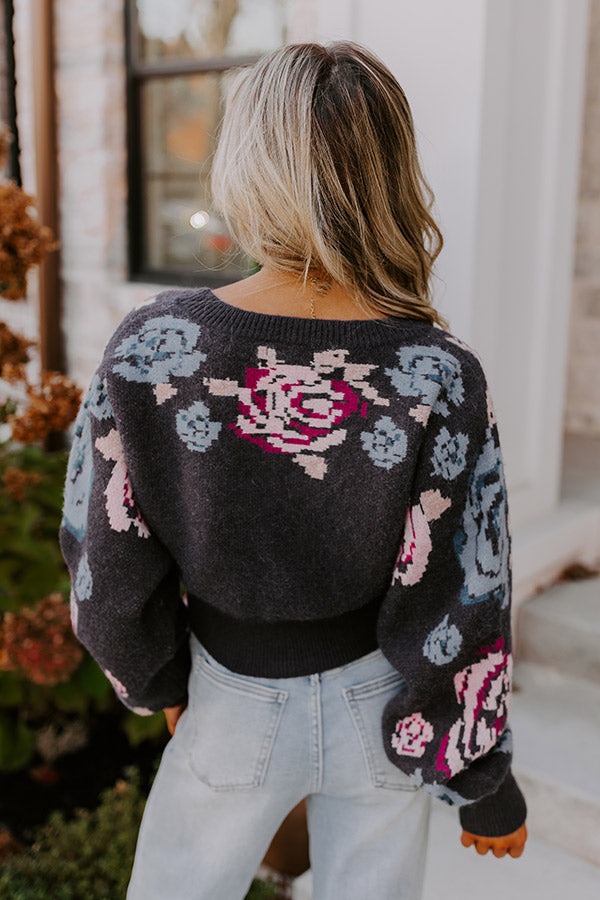 Ultimate Floral Crop Cardigan - Perfect for Layering