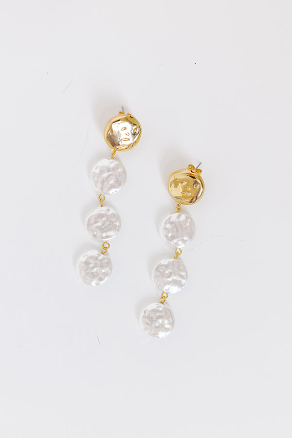 Premium Coastal Pearl Drop Earrings