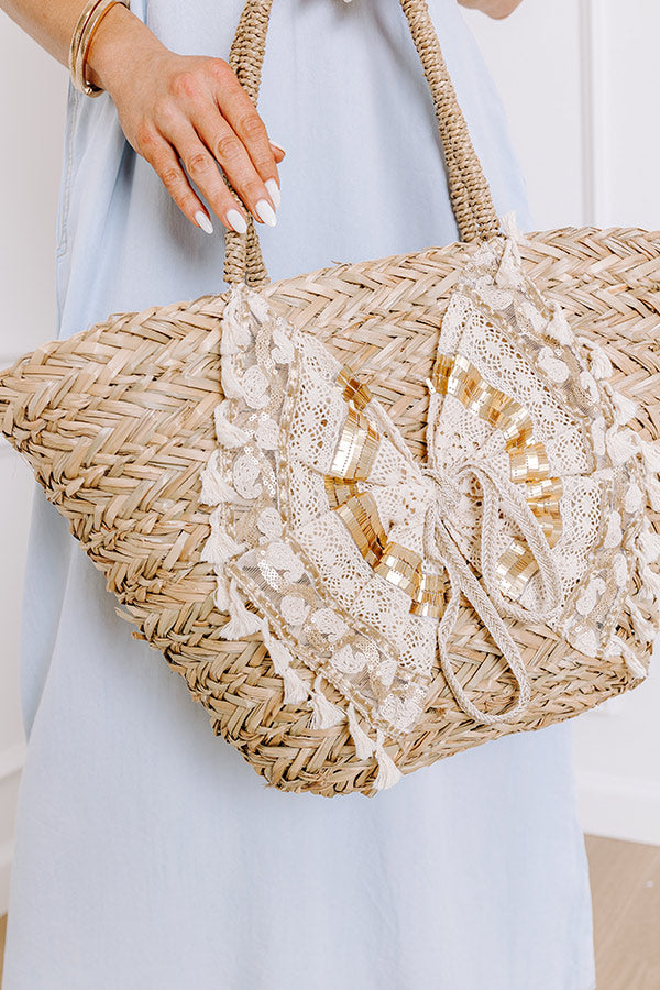 Ultimate Boho-Chic Straw Woven Tote Bag