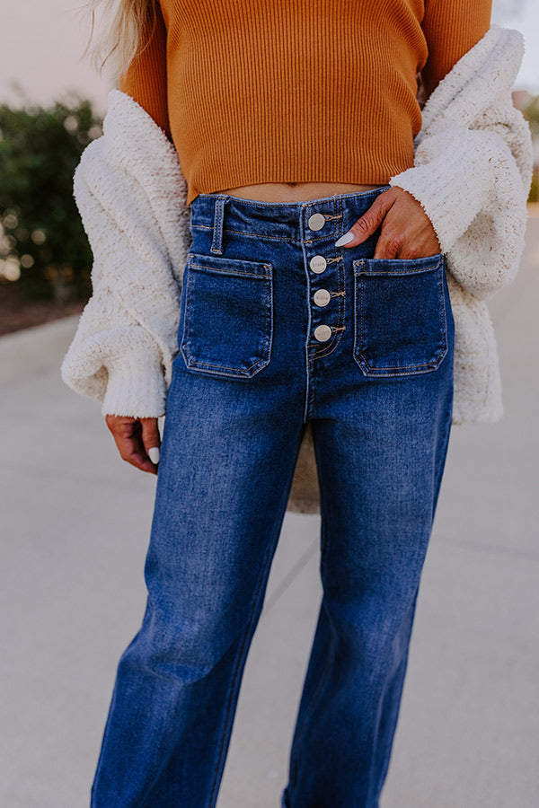 Premium RISEN Winona High Waist Wide Leg Jean - Ultimate Style Upgrade