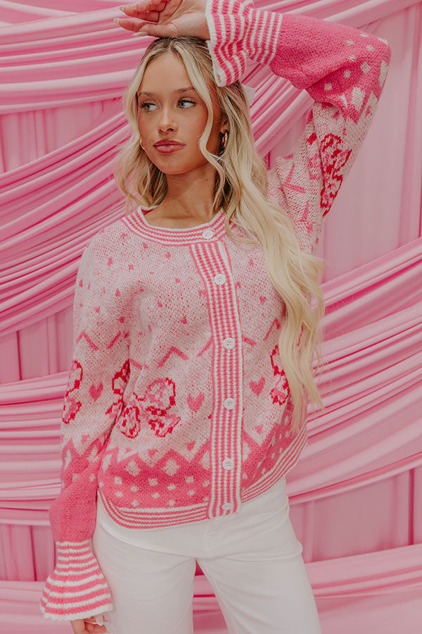 Ultimate Coquette Charm Knit Sweater - Premium Soft Knit Design