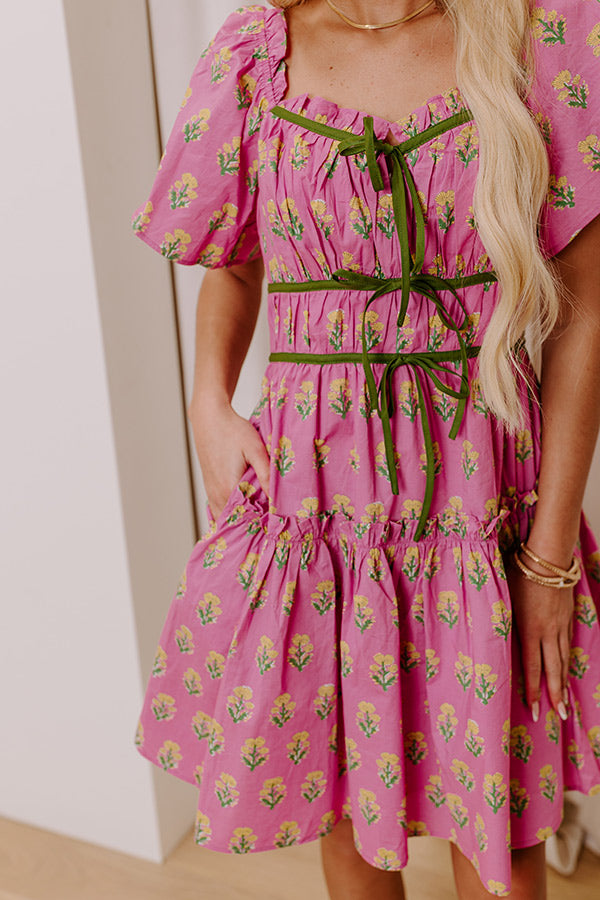 Ultimate Countryside Charm Floral Mini Dress