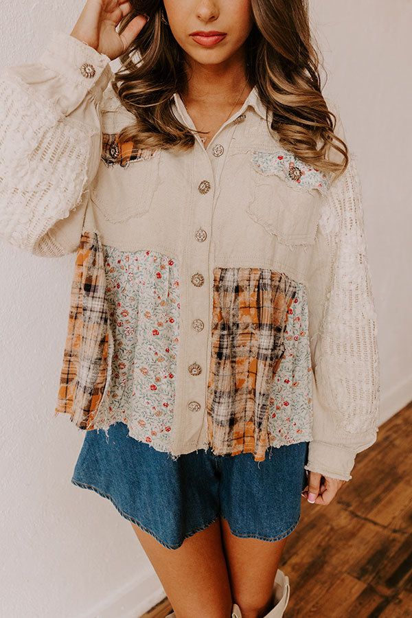 Premium Patio Brunch Plaid Jacket - Ultimate Layering Style