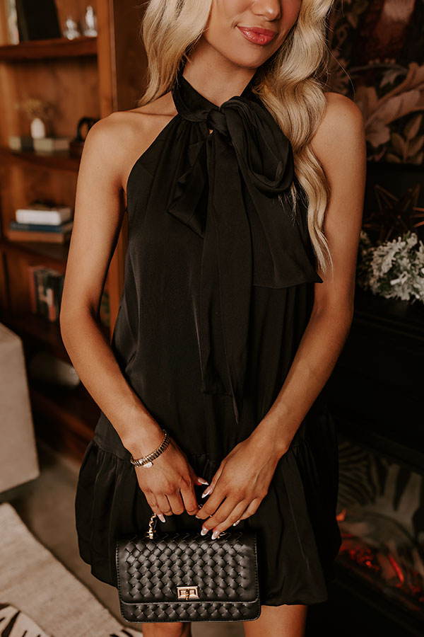 Ultimate Charm Satin Mini Dress