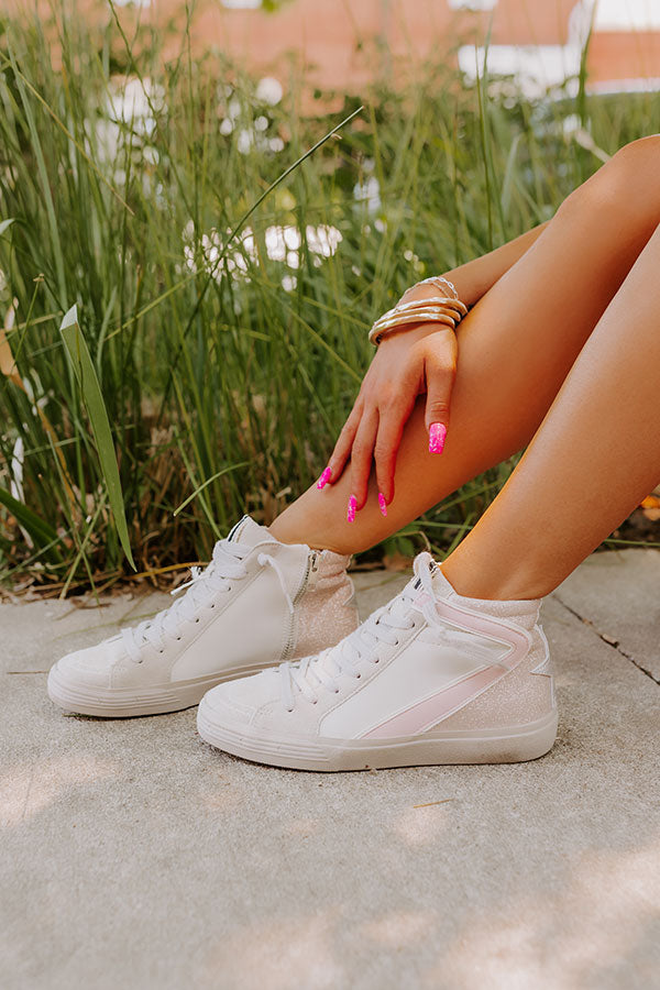 The Daphne Premium Vintage Glitter Sneakers - Ultimate Comfort & Style