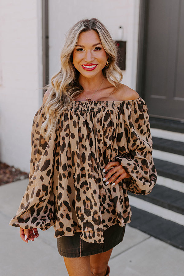 Ultimate Chic Leopard Print Top