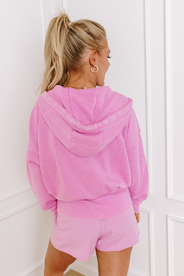 Premium Along The Path Hoodie - Ultimate Pink Comfort