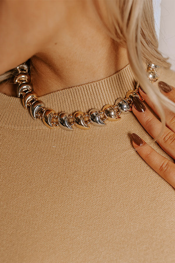 Ultimate Statement Necklace - Gold & Silver Tone