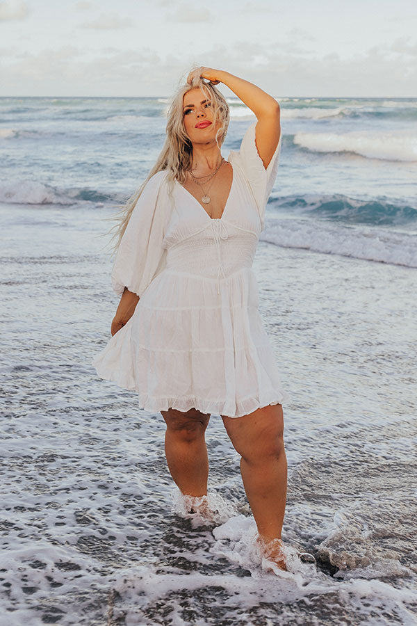 Premium Whispering Muse Smocked Mini Dress - Ultimate Summer Style
