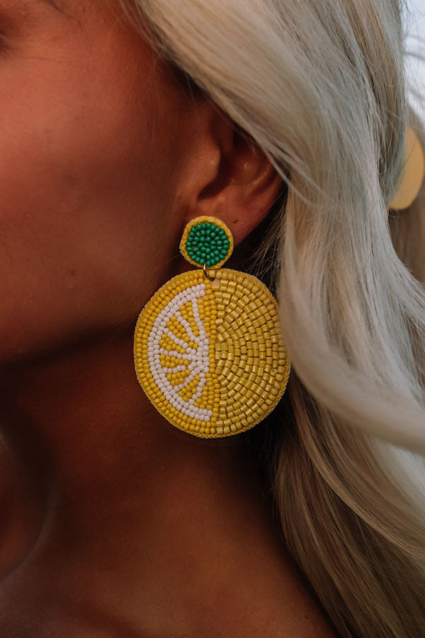 Premium Citrus Sweet Beaded Earrings - Ultimate Style Upgrade