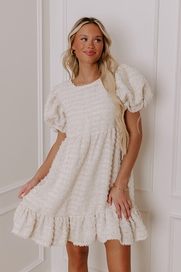 Ultimate Whimsical Whispers Knit Mini Dress