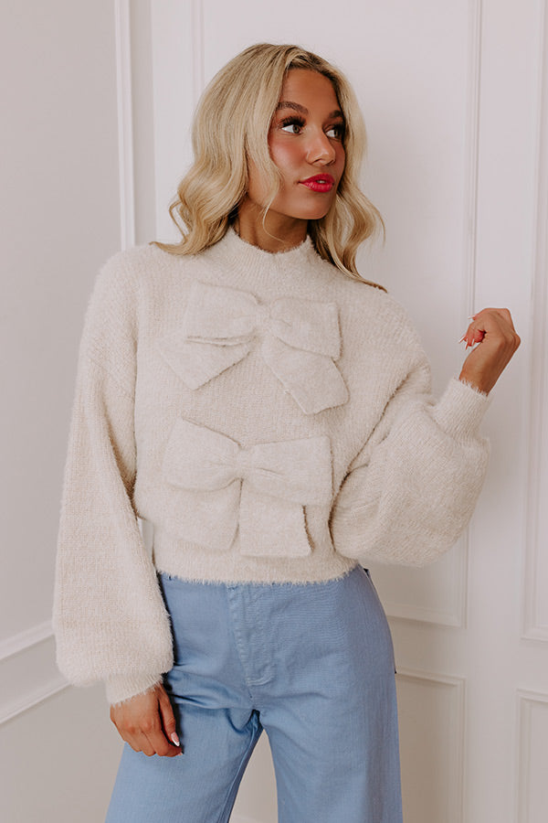 Ultimate Coquette Chic Eyelash Knit Sweater