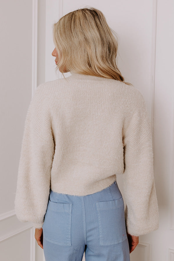 Ultimate Coquette Chic Eyelash Knit Sweater