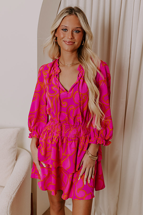 Ultimate Stay Sweet Floral Mini Dress - Bold & Feminine