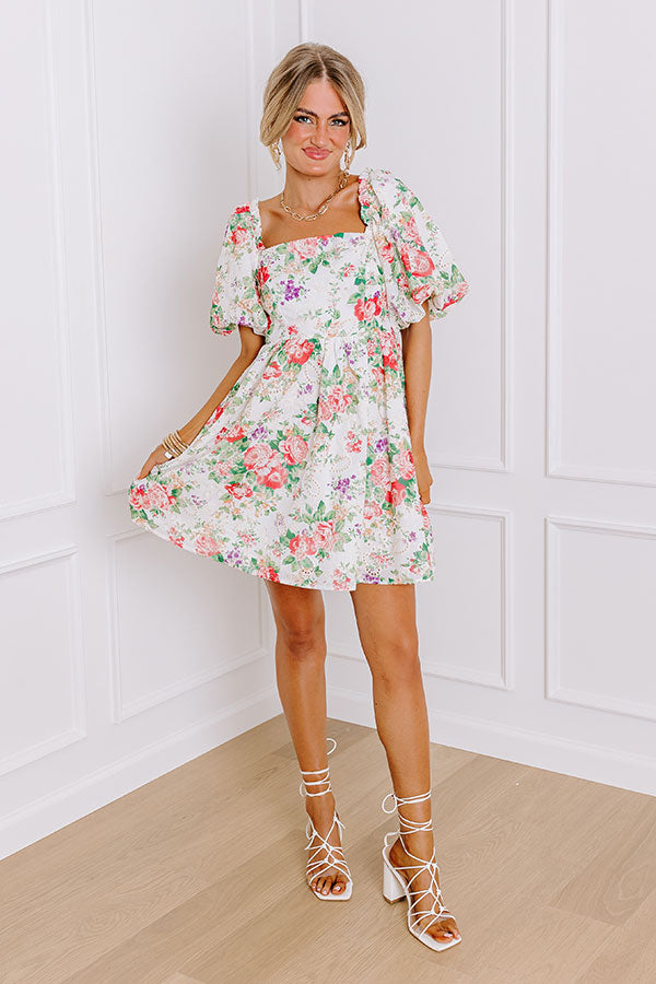 Ultimate Garden Bliss Eyelet Mini Dress