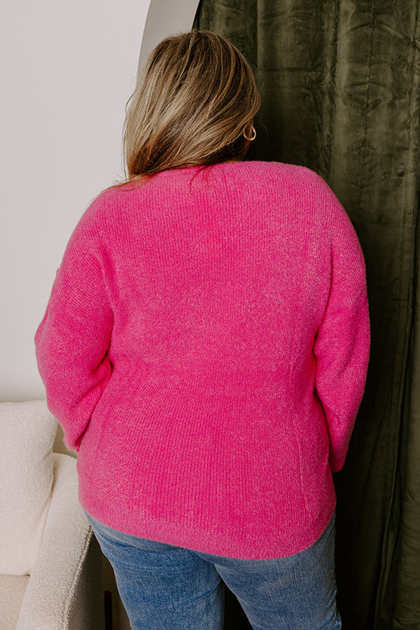 Premium Pink Bliss Ultra Soft Knit Sweater