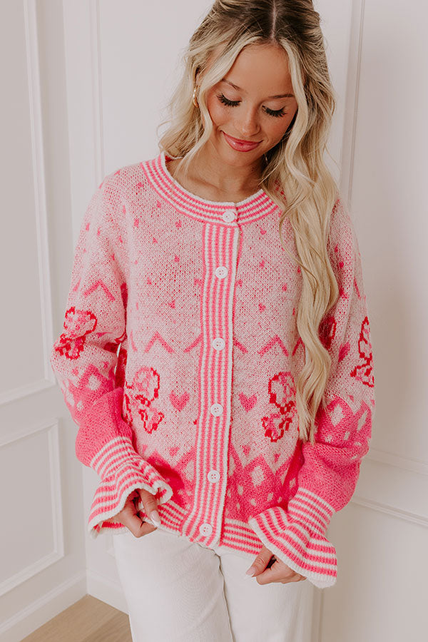 Ultimate Coquette Charm Knit Sweater - Premium Soft Knit Design