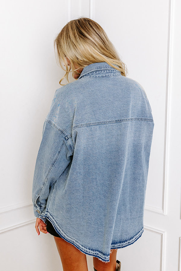 The Kyrsia Premium Denim Shirt - Ultimate Style Upgrade