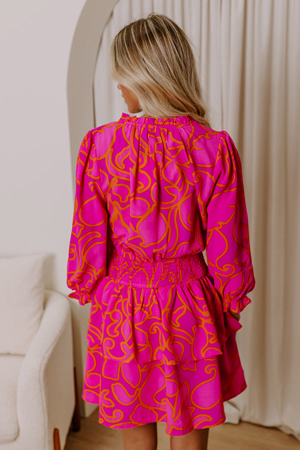 Ultimate Stay Sweet Floral Mini Dress - Bold & Feminine