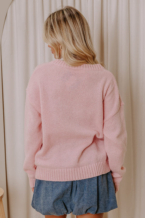 Premium Cherry Bliss Knit Sweater