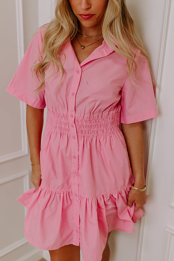 Ultimate Pink Mini Dress - Cool Composure Collection