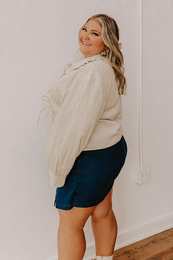 Premium Countryside Chic Corduroy Jacket