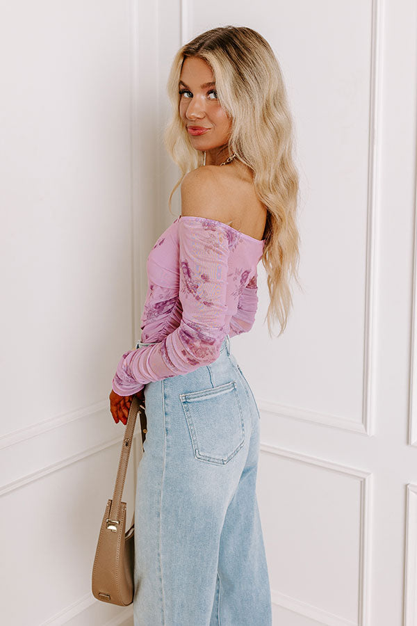 Ultimate Flirty Feels Floral Mesh Top