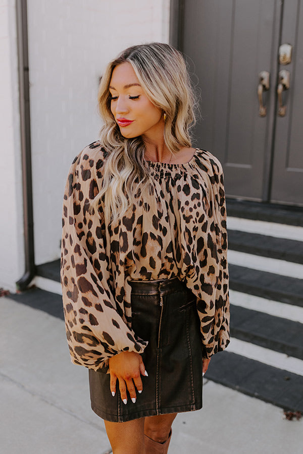 Ultimate Chic Leopard Print Top