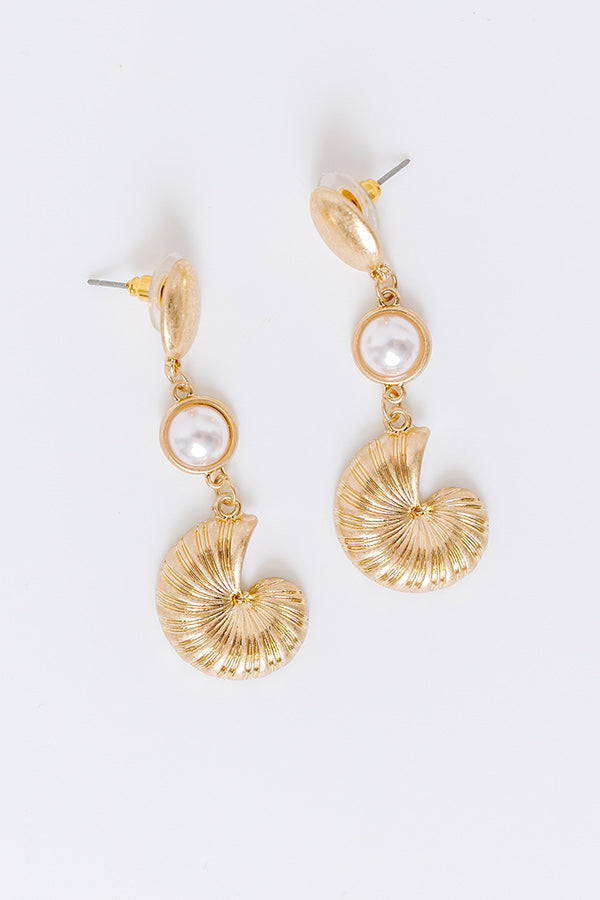 Premium Seashell Dangle Earrings - Ultimate Beach Glam