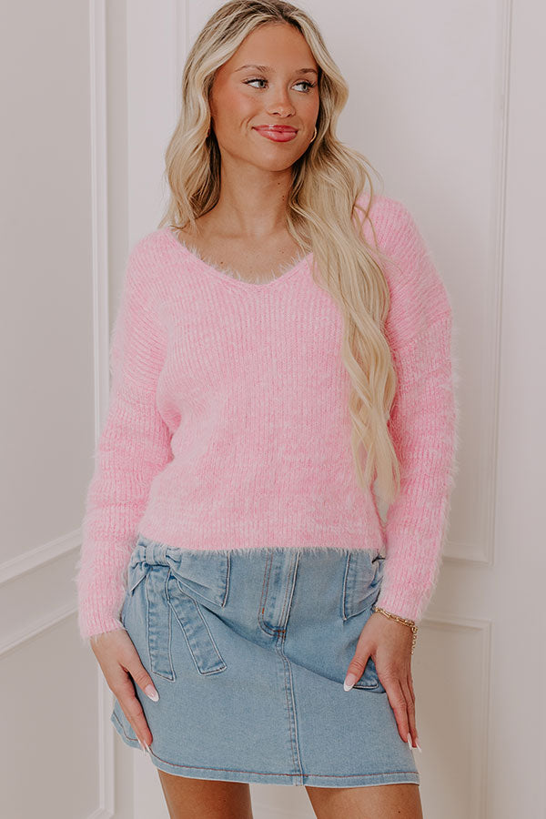 Ultimate Sweet Surprise Eyelash Knit Sweater