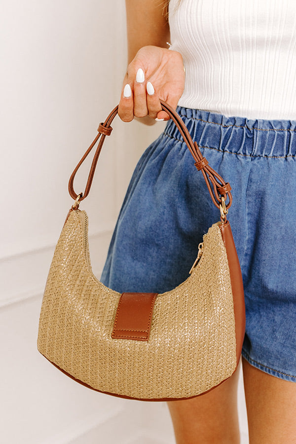 Premium Woven Leather Purse in Brown - Ultimate Style Companion