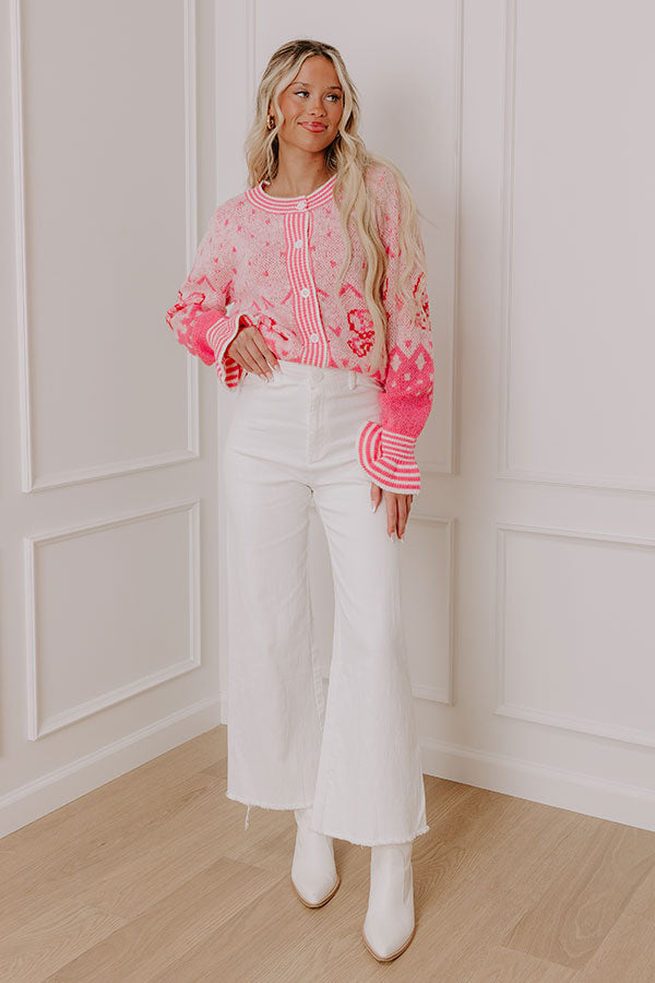 Ultimate Chloe Midrise Wide Leg Jean – Premium White Denim
