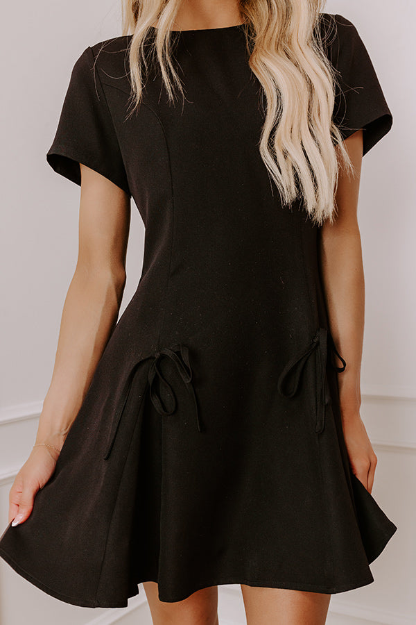 Ultimate Flirty Pleated Mini Dress - Martinis Please