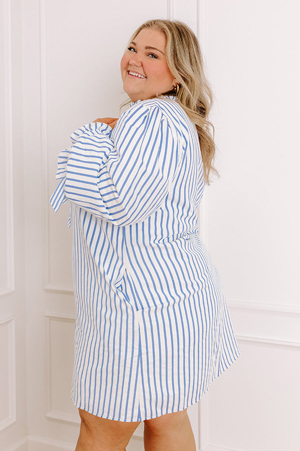 Premium Sweet Lifestyle Stripe Mini Dress - Ultimate Comfort & Style